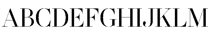 Gando PosterRegular Font UPPERCASE