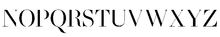 Gando PosterRegular Font UPPERCASE