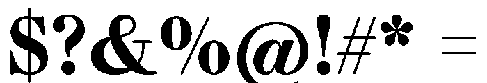 Gando TextBold Font OTHER CHARS