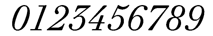 Gando TextItalic Font OTHER CHARS