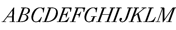 Gando TextItalic Font UPPERCASE