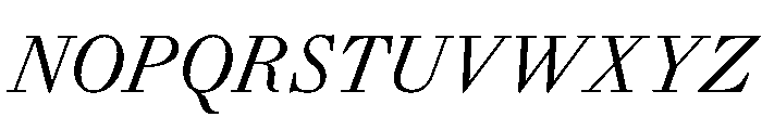 Gando TextItalic Font UPPERCASE