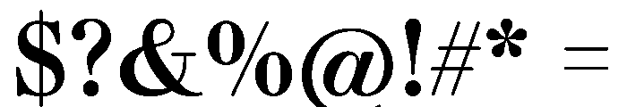 Gando TextMedium Font OTHER CHARS