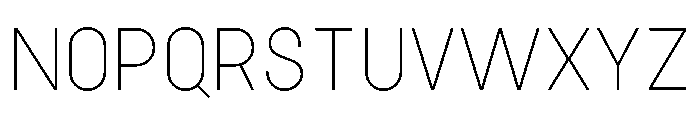 Garaje0503 Light Font LOWERCASE