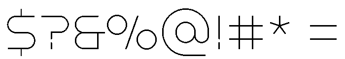 Garaje0504 Light Font OTHER CHARS
