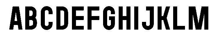 Garaje0603 Black Font UPPERCASE