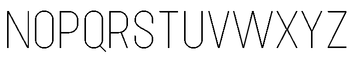 Garaje0603 Light Font LOWERCASE