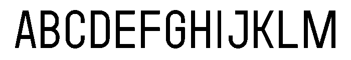 Garaje0603 Medium Font UPPERCASE