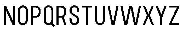 Garaje0603 Medium Font UPPERCASE
