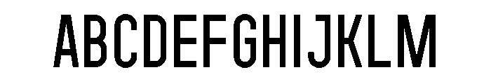 Garaje0703 Bold Font UPPERCASE