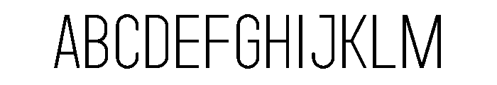 Garaje0703 Book Font UPPERCASE