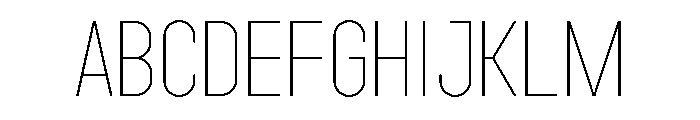 Garaje0703 Light Font UPPERCASE