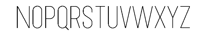 Garaje0703 Light Font UPPERCASE
