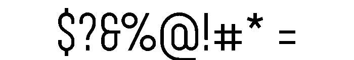 Garaje0703 Medium Font OTHER CHARS