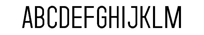 Garaje0703 Medium Font UPPERCASE