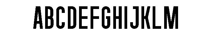 Garaje0803 Black Font UPPERCASE
