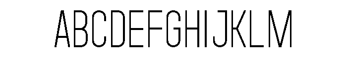 Garaje0803 Book Font UPPERCASE