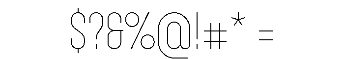 Garaje0803 Light Font OTHER CHARS