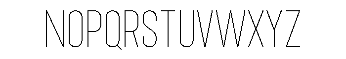 Garaje0803 Light Font UPPERCASE
