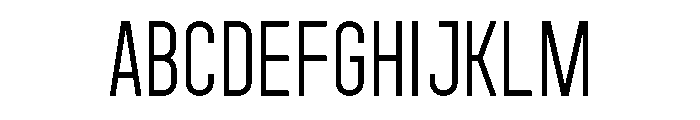 Garaje0803 Medium Font UPPERCASE