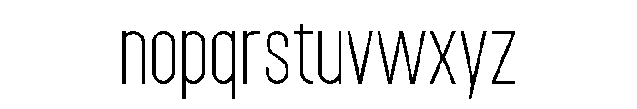 Garaje0903 Book Font LOWERCASE