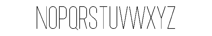 Garaje0903 Light Font UPPERCASE