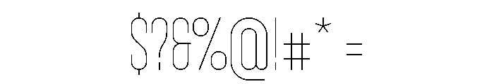 Garaje1003 Light Font OTHER CHARS