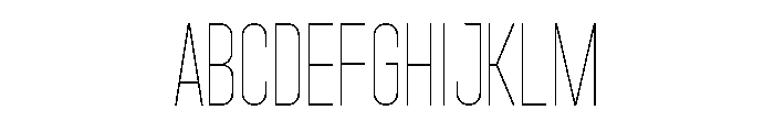 Garaje1003 Light Font UPPERCASE