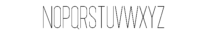 Garaje1003 Light Font UPPERCASE