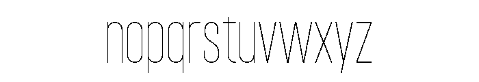 Garaje1003 Light Font LOWERCASE