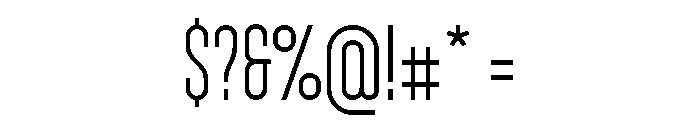 Garaje1003 Medium Font OTHER CHARS