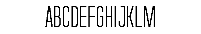 Garaje1003 Medium Font UPPERCASE