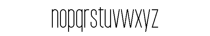 Garaje1103 Book Font LOWERCASE