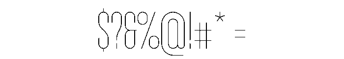 Garaje1103 Light Font OTHER CHARS