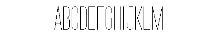 Garaje1103 Light Font UPPERCASE