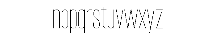 Garaje1103 Light Font LOWERCASE