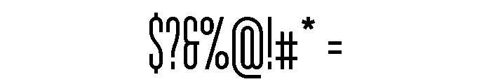 Garaje1203 Bold Font OTHER CHARS