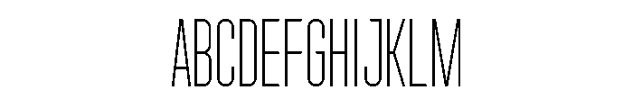 Garaje1203 Book Font UPPERCASE