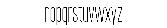 Garaje1203 Book Font LOWERCASE