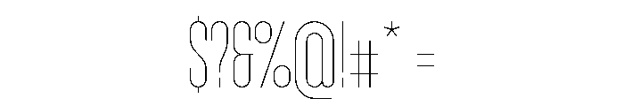 Garaje1203 Light Font OTHER CHARS