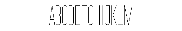 Garaje1203 Light Font UPPERCASE