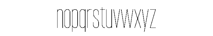 Garaje1203 Light Font LOWERCASE