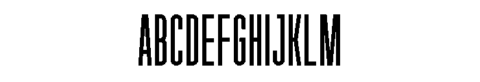 Garaje1303 Black Font UPPERCASE