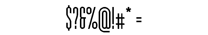 Garaje1303 Bold Font OTHER CHARS