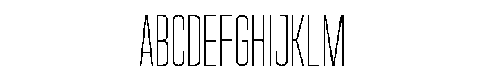 Garaje1303 Book Font UPPERCASE