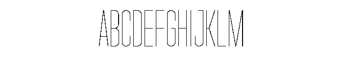 Garaje1303 Light Font UPPERCASE