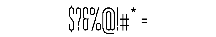 Garaje1303 Medium Font OTHER CHARS