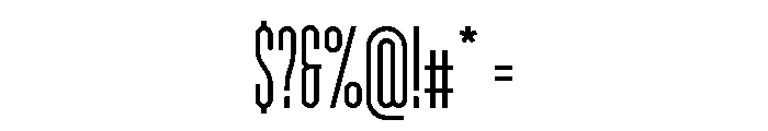 Garaje1403 Bold Font OTHER CHARS
