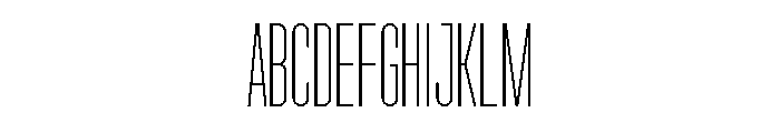 Garaje1503 Book Font UPPERCASE