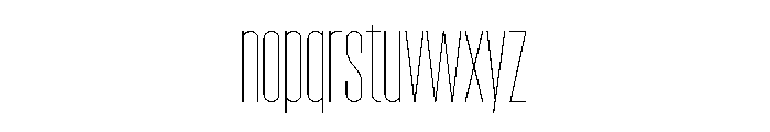 Garaje1503 Light Font LOWERCASE